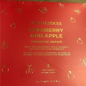 Vitamasques Cranberry and Apple Probiotic Repair Mask - Red